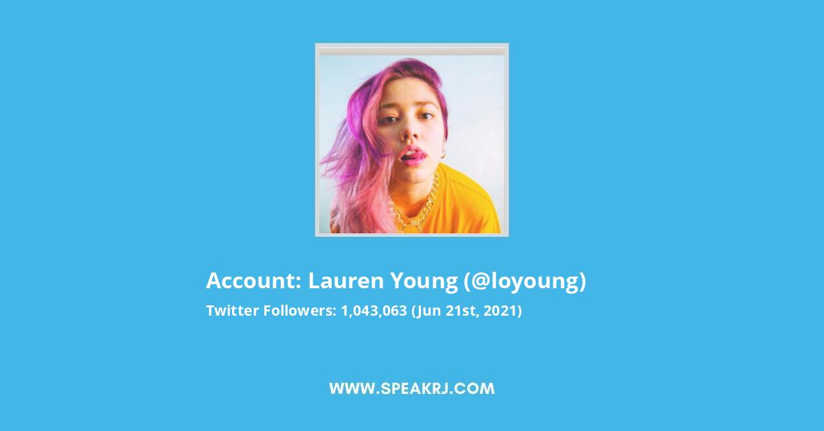 Lauren Young Twitter Stats