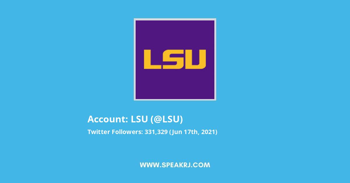 LSU Twitter Stats
