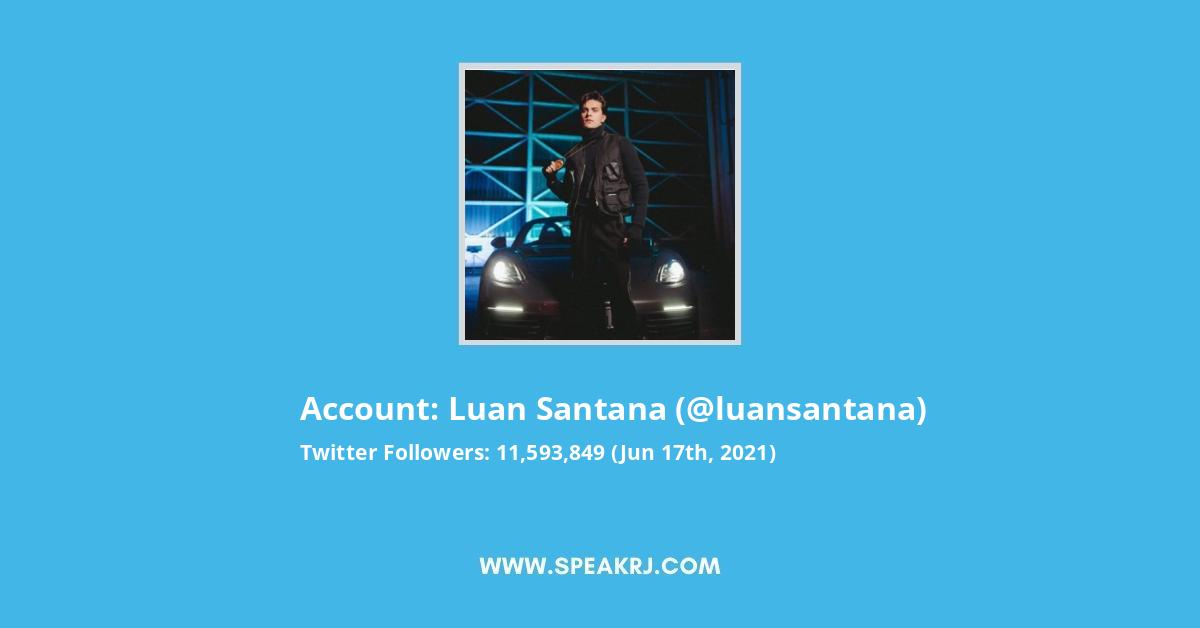 Luan Santana Twitter Stats
