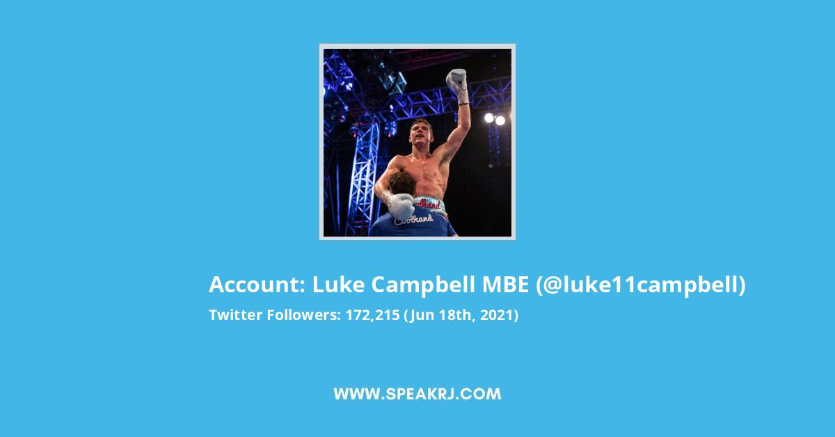 Luke Campbell MBE Twitter Stats