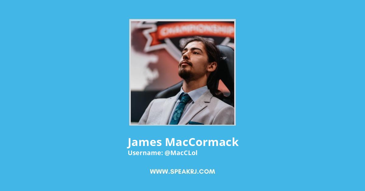 James MacCormack Twitter Stats