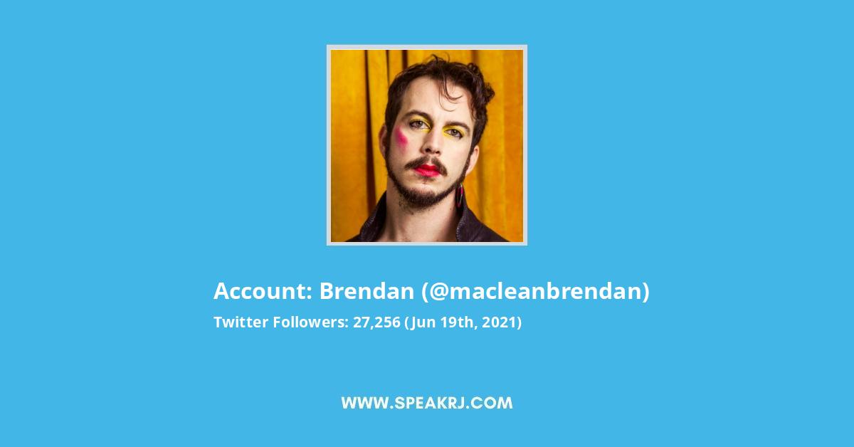 Brendan Maclean Twitter Stats