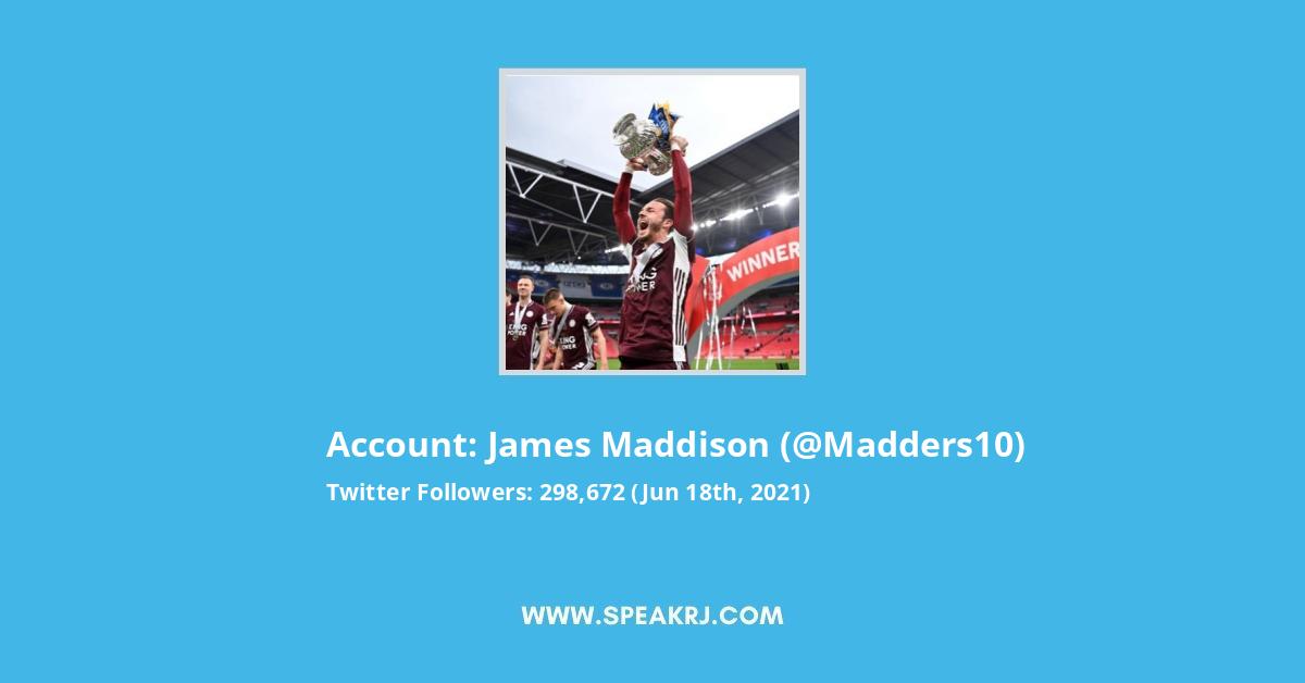 James Maddison Twitter Stats