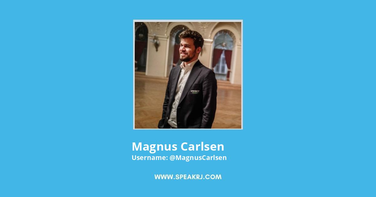 Magnus Carlsen Twitter Followers Statistics / Analytics - SPEAKRJ Stats