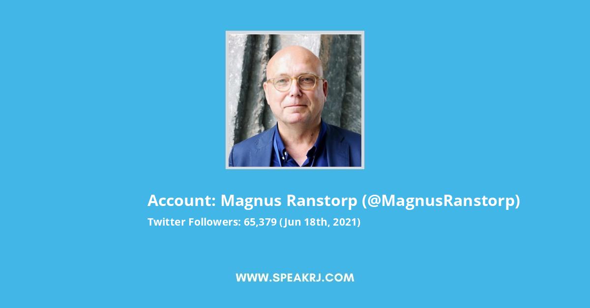 Magnus Ranstorp Twitter Stats