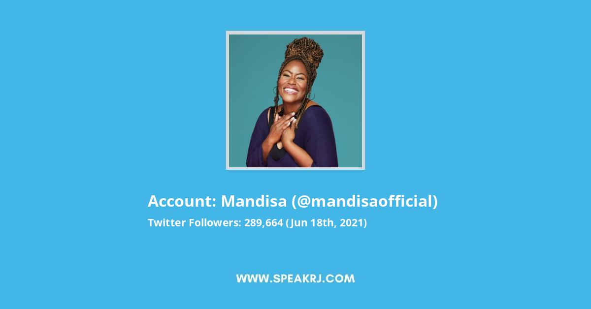 Mandisa Twitter Stats