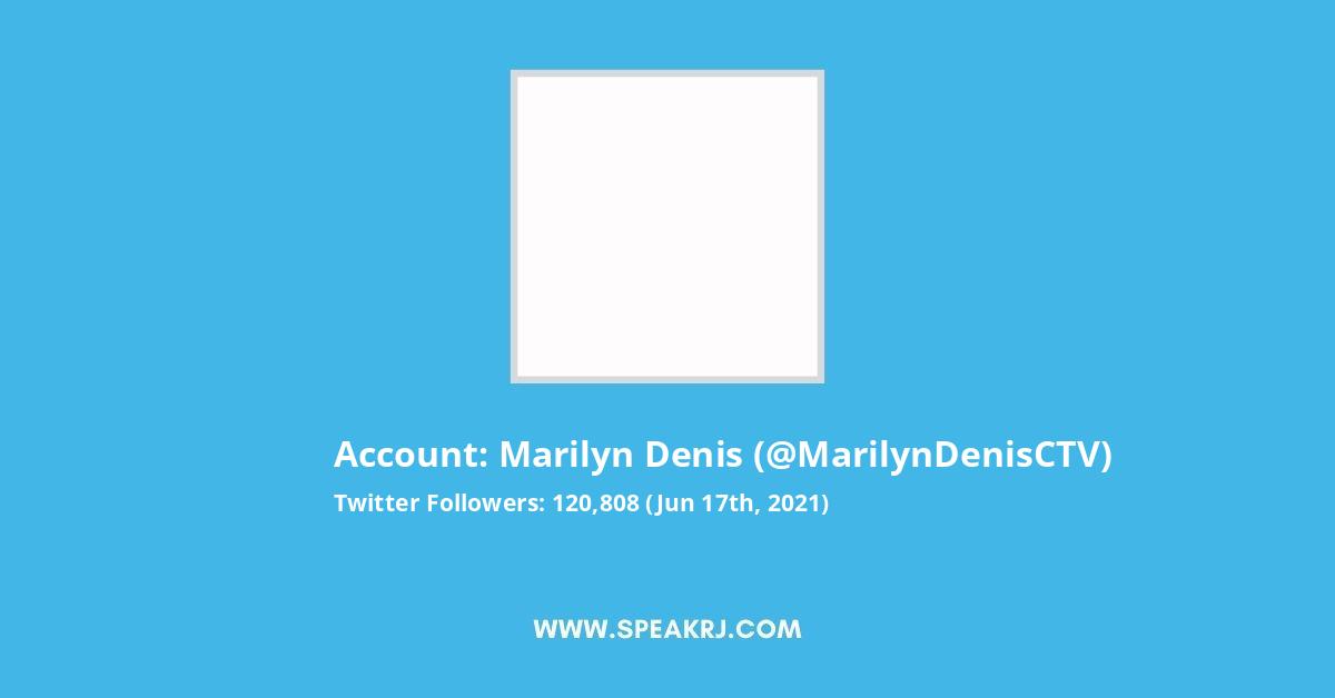 Marilyn Denis Twitter Stats