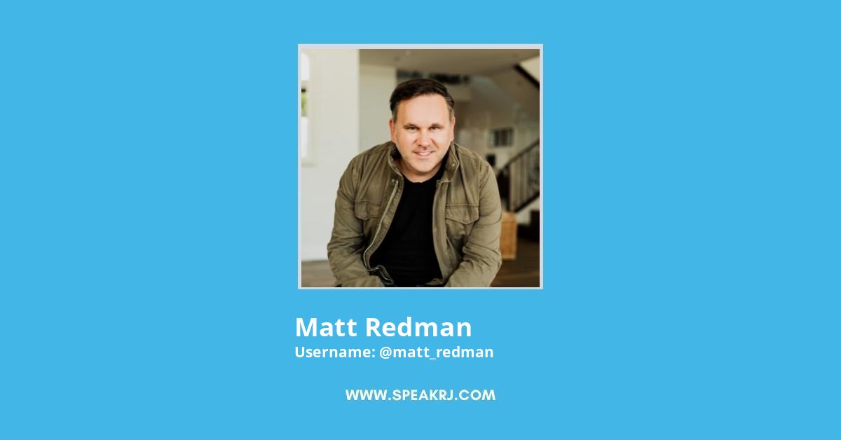 Matt Redman Twitter Stats