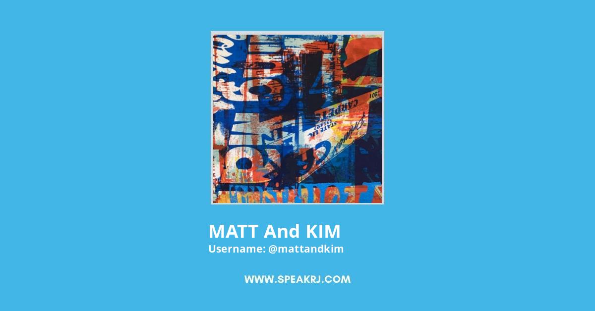 MATT and KIM Twitter Stats