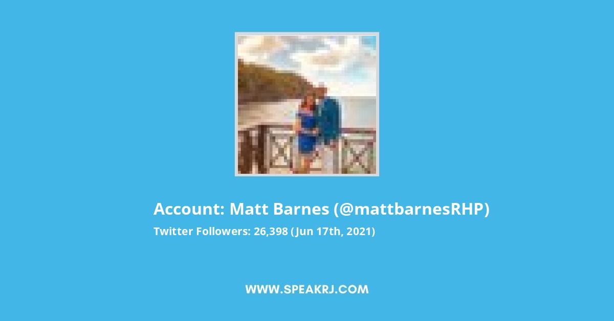 Matt Barnes Twitter Stats