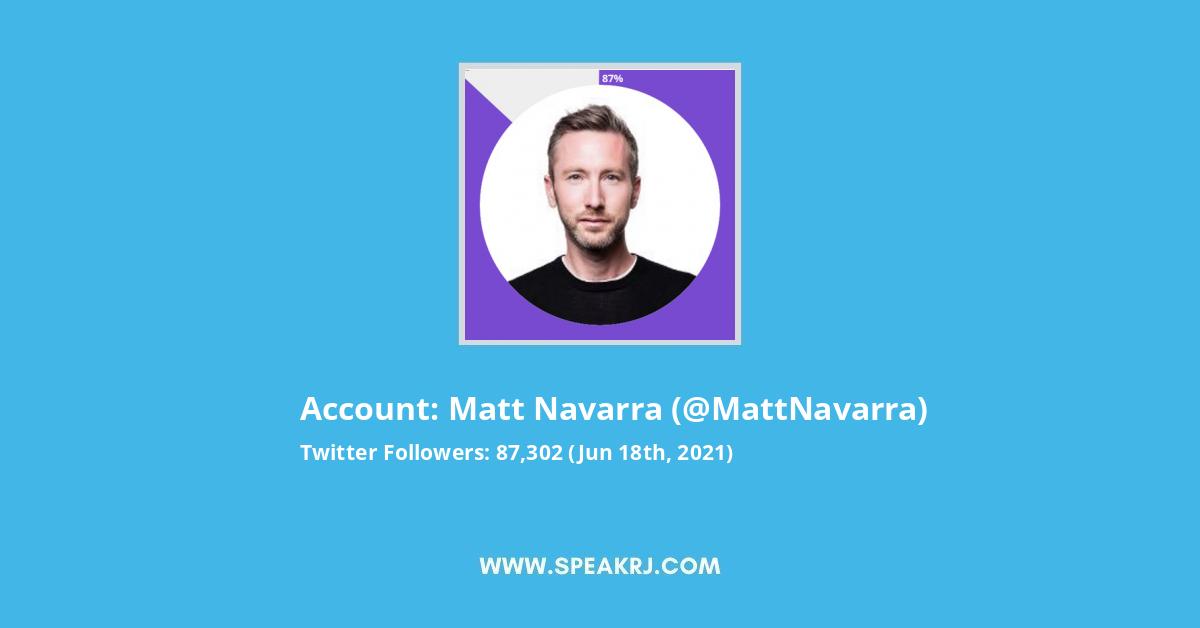 Matt Navarra Twitter Stats