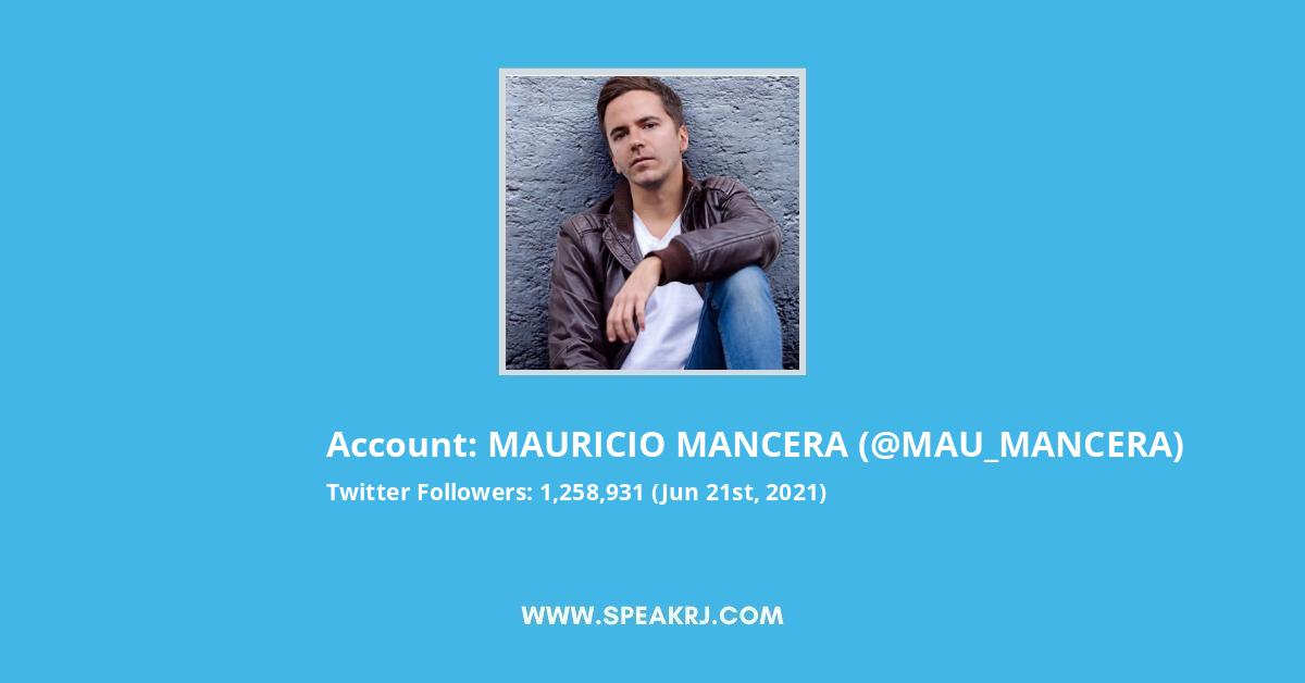 Mauricio Mancera Twitter Followers Statistics Analytics Speakrj Stats