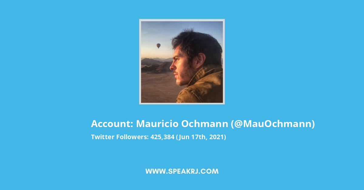 Mauricio Ochmann Twitter Stats