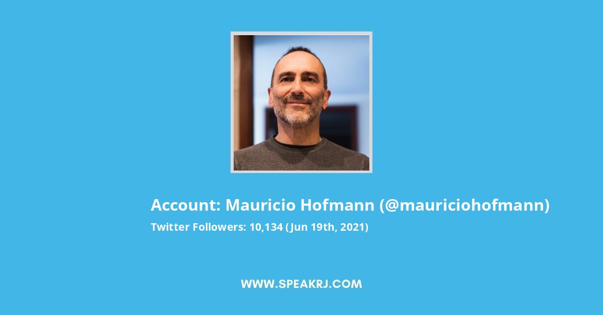 Mauricio Hofmann Twitter Stats