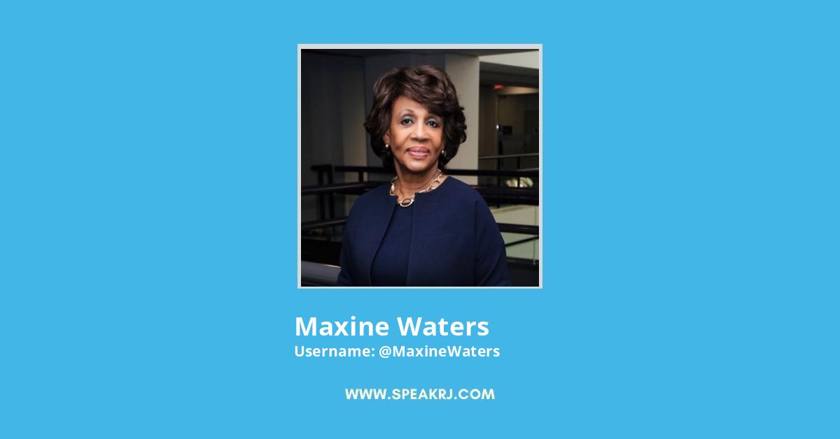 Maxine Waters Twitter Stats