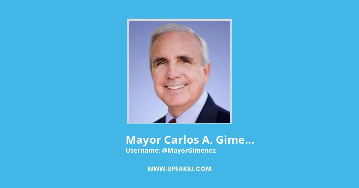 Mayor Carlos A. Gimenez Twitter Stats