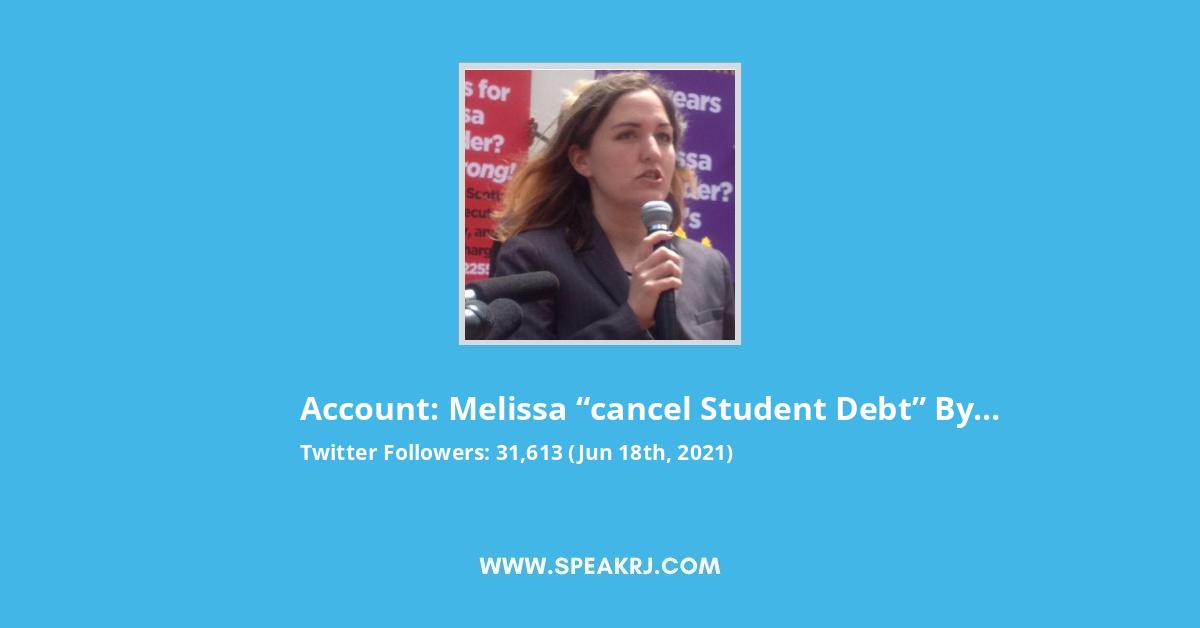 melissa “cancel student debt” byrne Twitter Stats