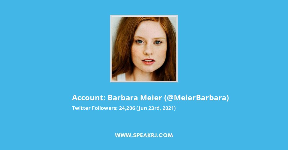 Barbara Meier Twitter Stats