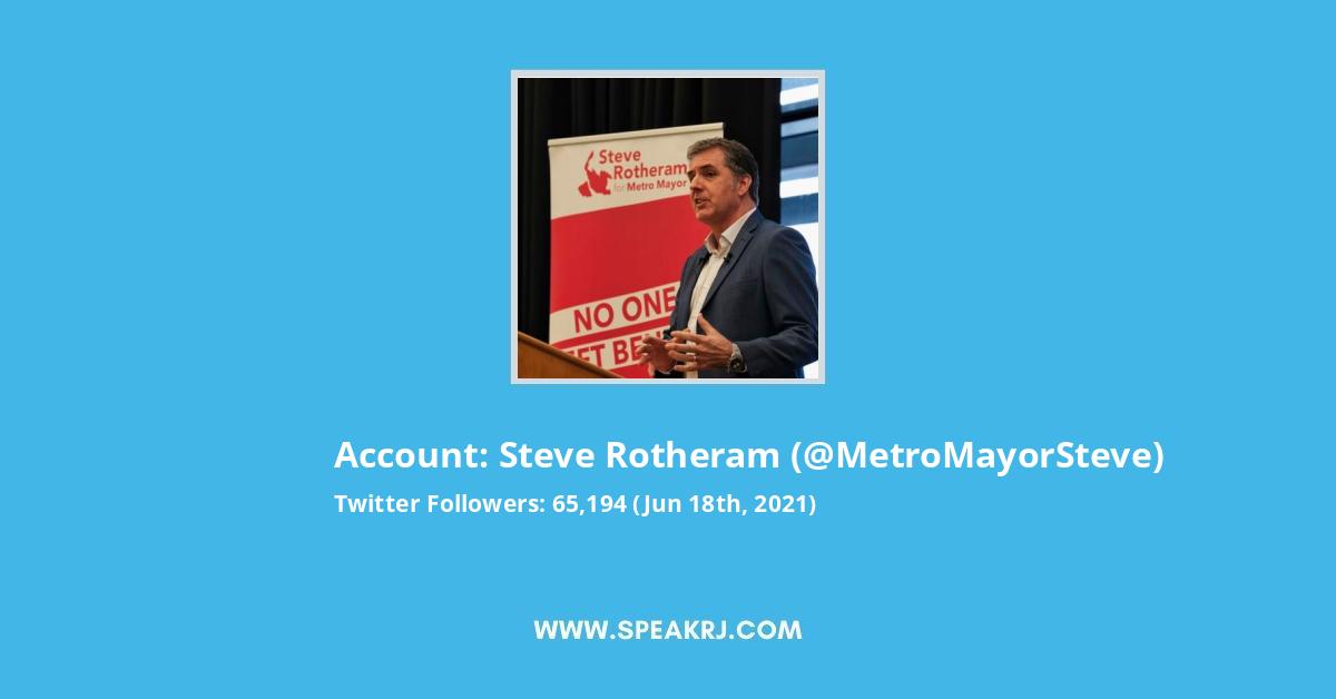 Steve Rotheram Twitter Stats