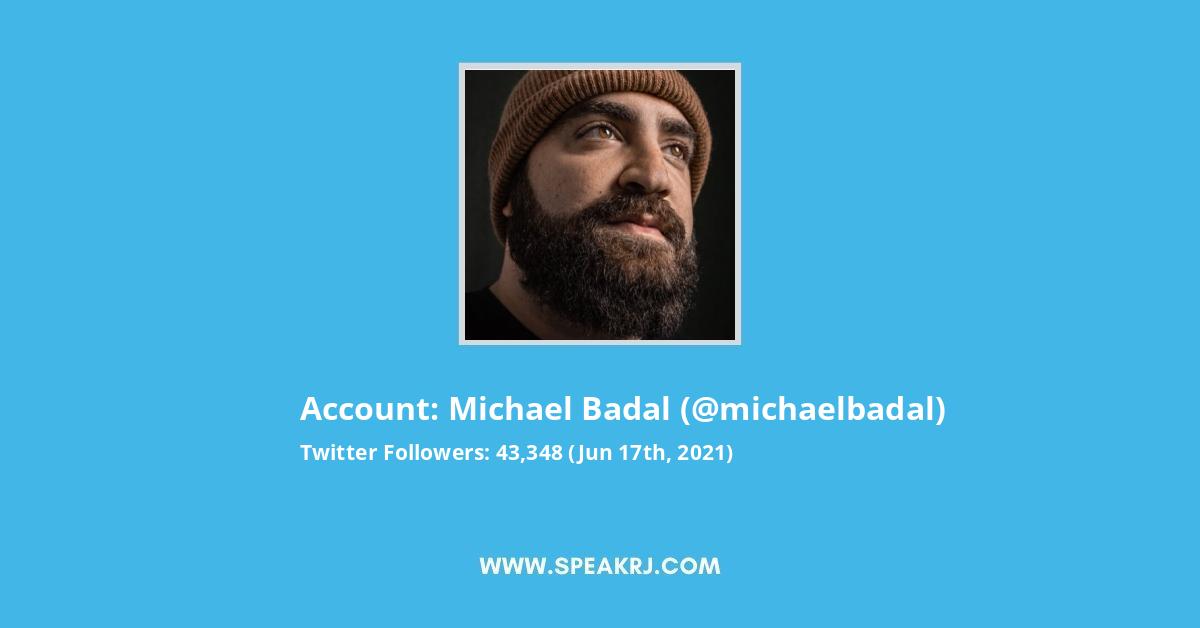 Michael Badal Twitter Stats