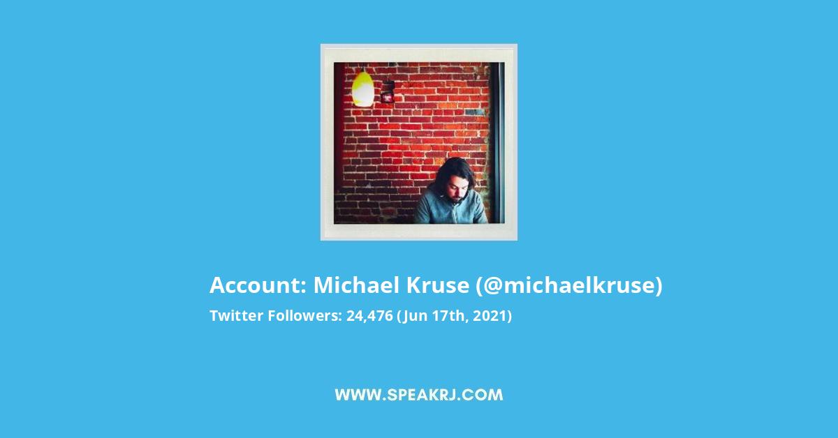 Michael Kruse Twitter Stats