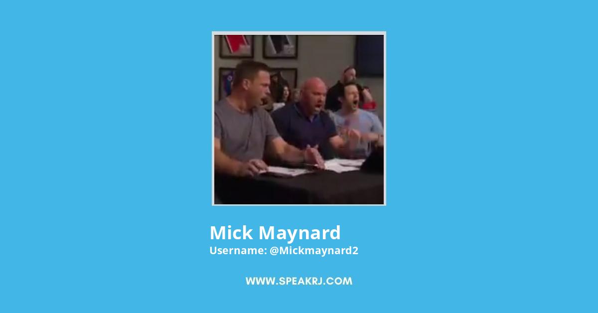 Mick Maynard Twitter Stats