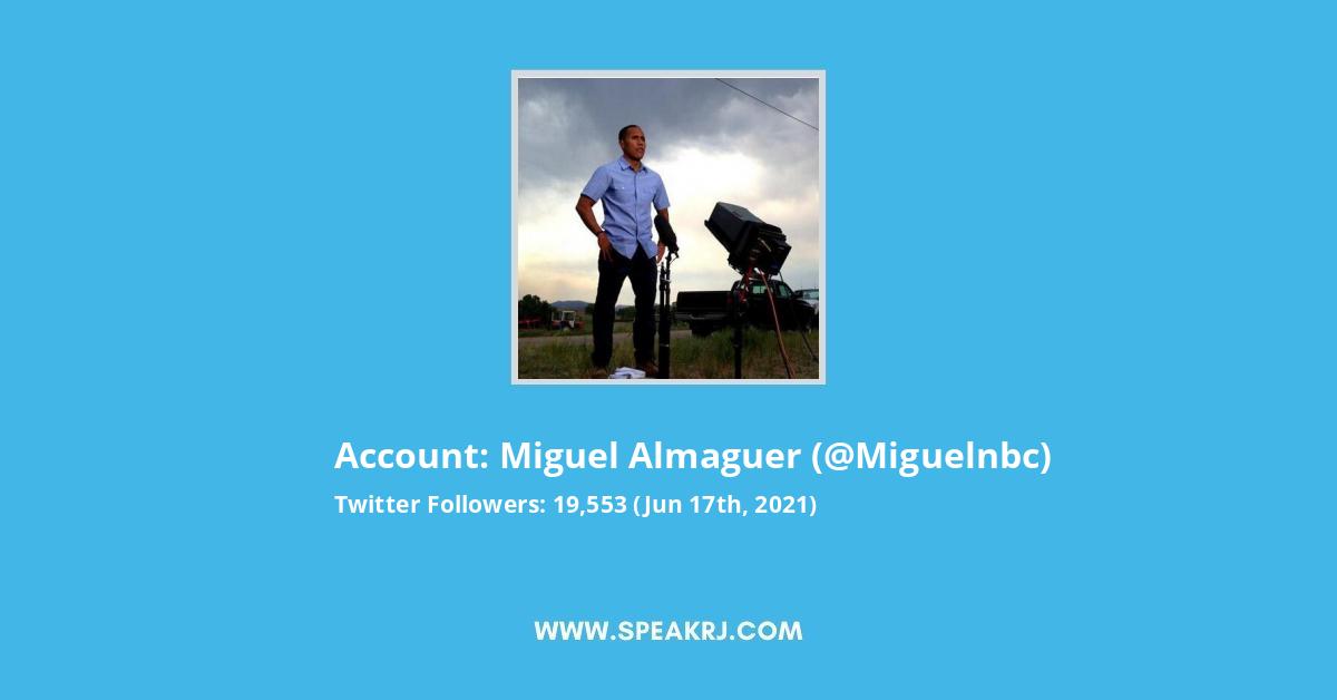 Miguel Almaguer Twitter Stats