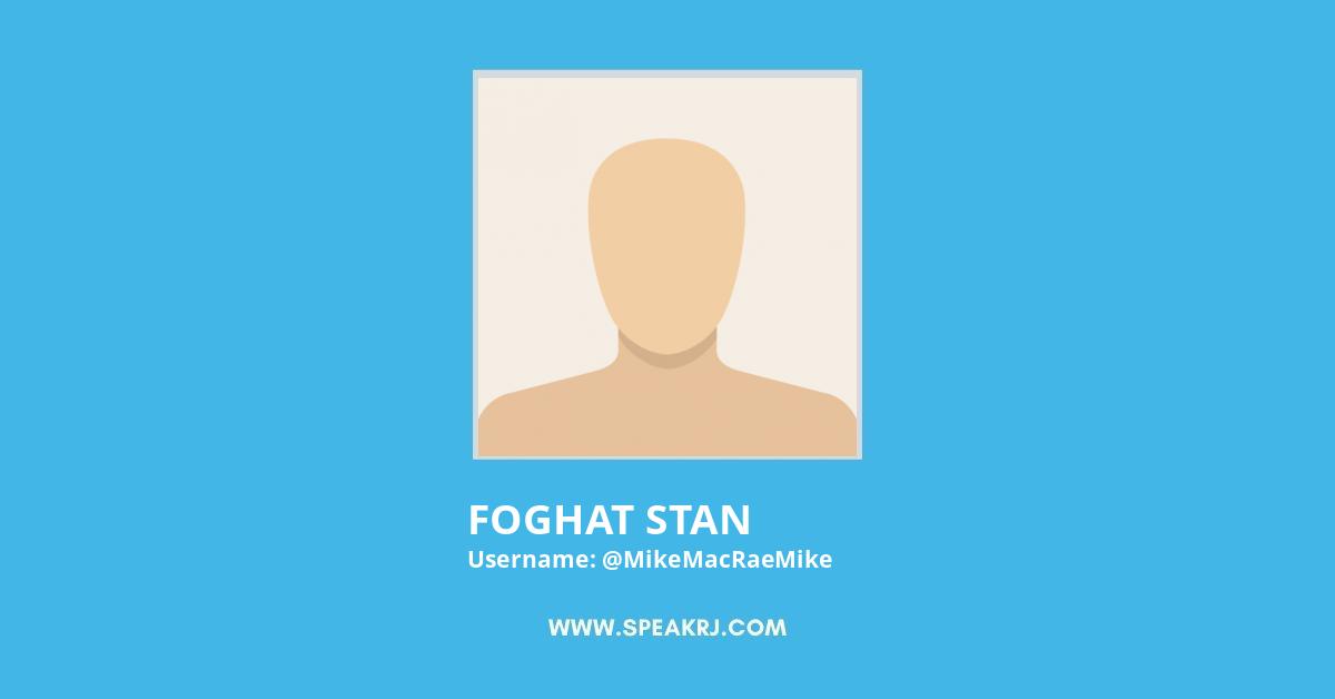 FOGHAT STAN Twitter Stats