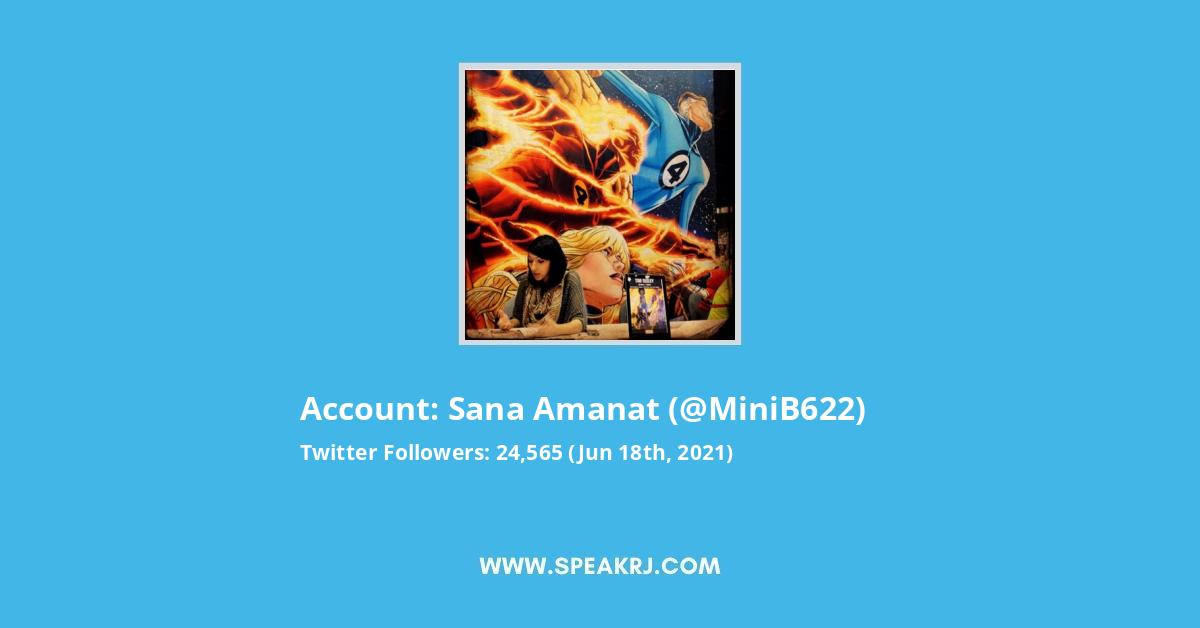 sana amanat Twitter Stats