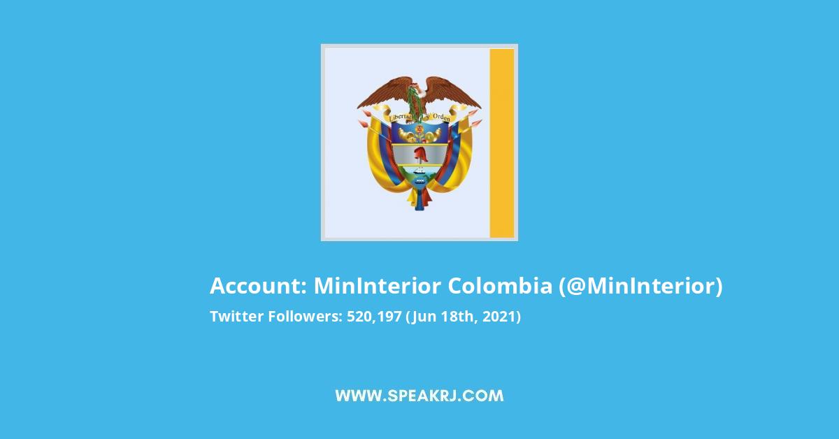 MinInterior Colombia Twitter Stats