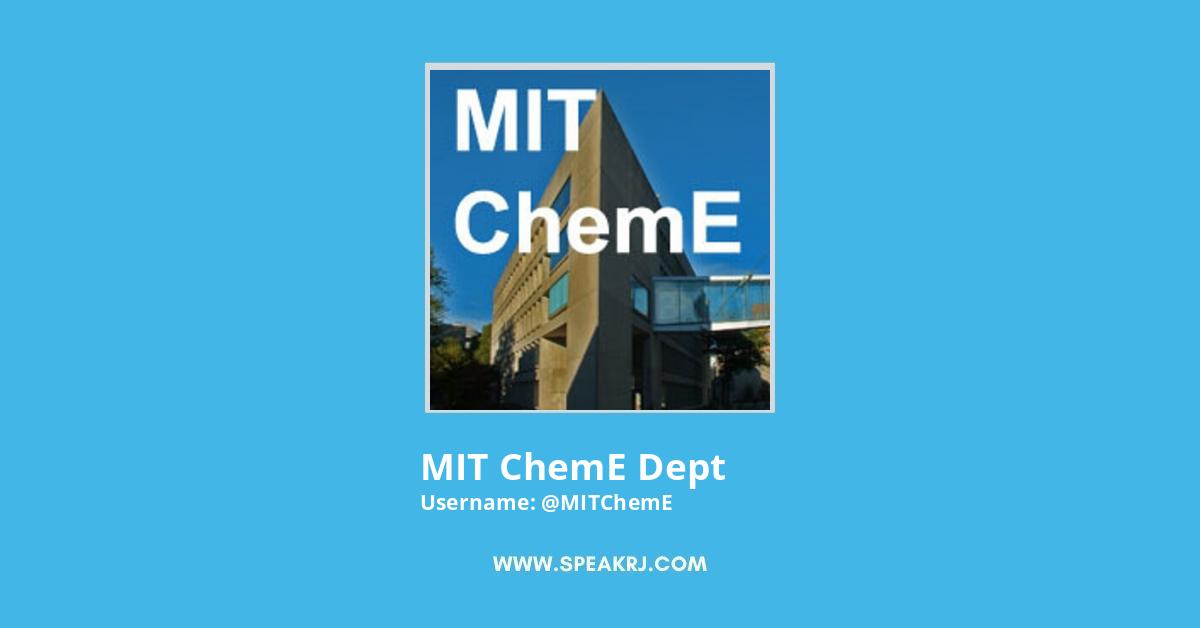 MIT ChemE Dept Twitter Stats