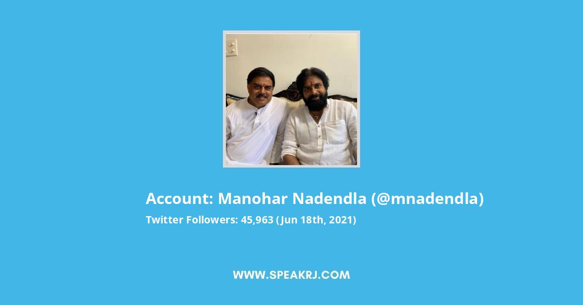 Manohar Nadendla Twitter Stats