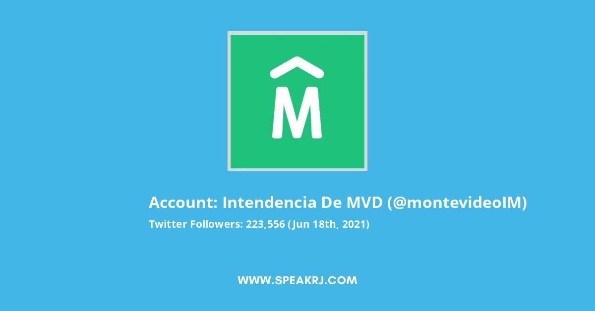 Intendencia de MVD Twitter Stats