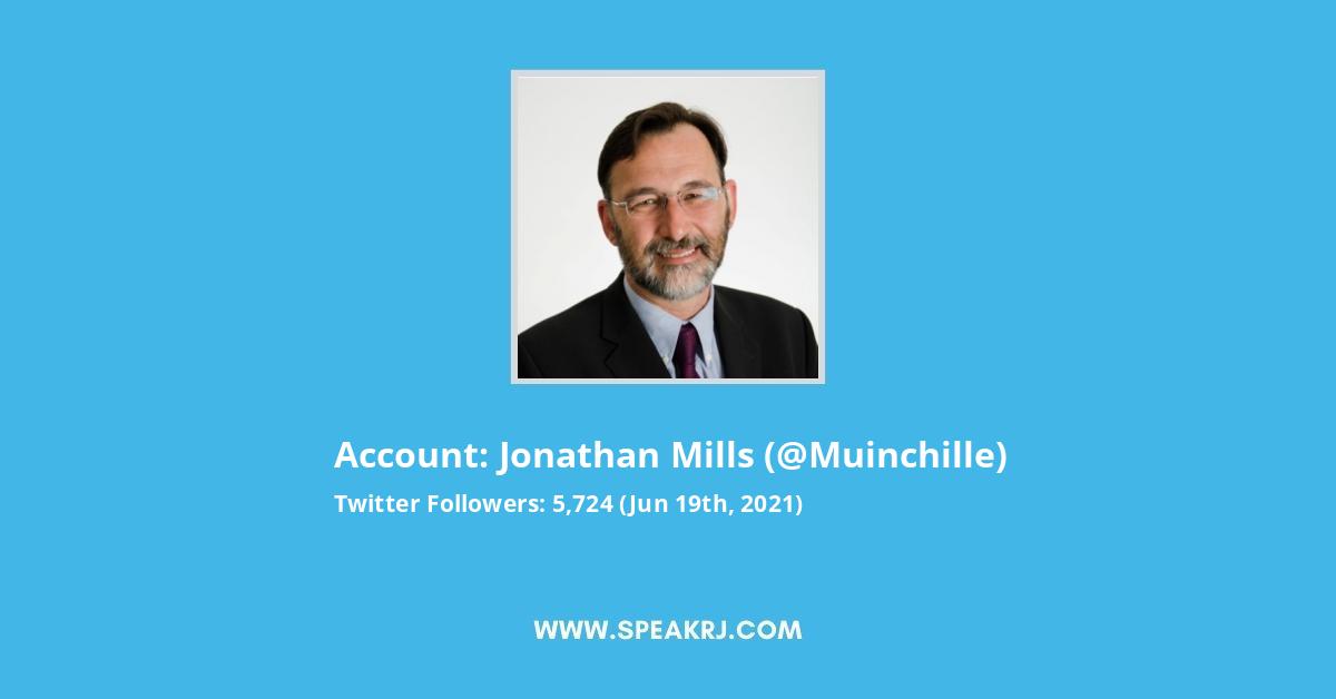 Jonathan Mills Twitter Stats