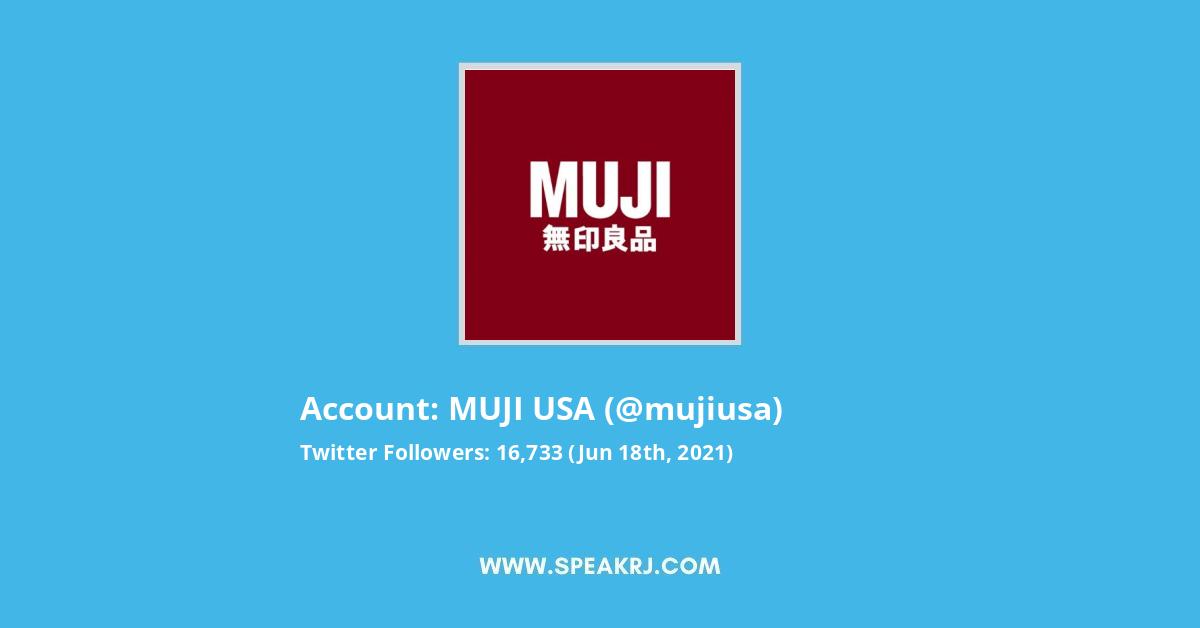 MUJI USA Twitter Stats