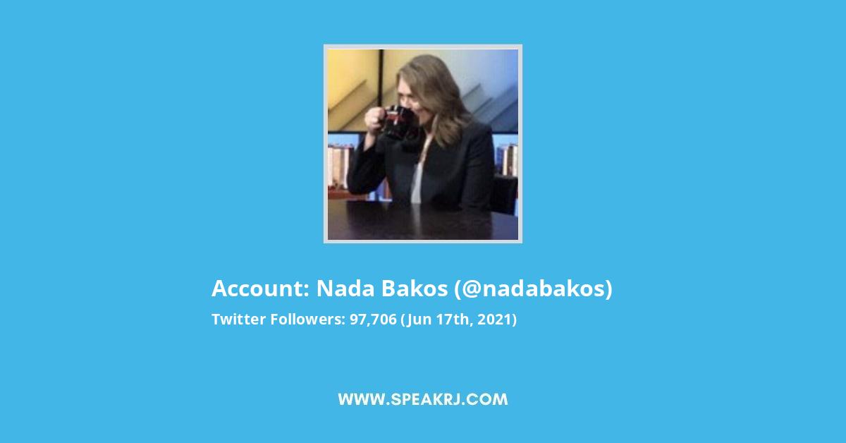 Nada Bakos Twitter Stats