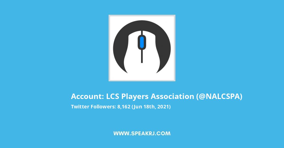LCS Players Association Twitter Stats