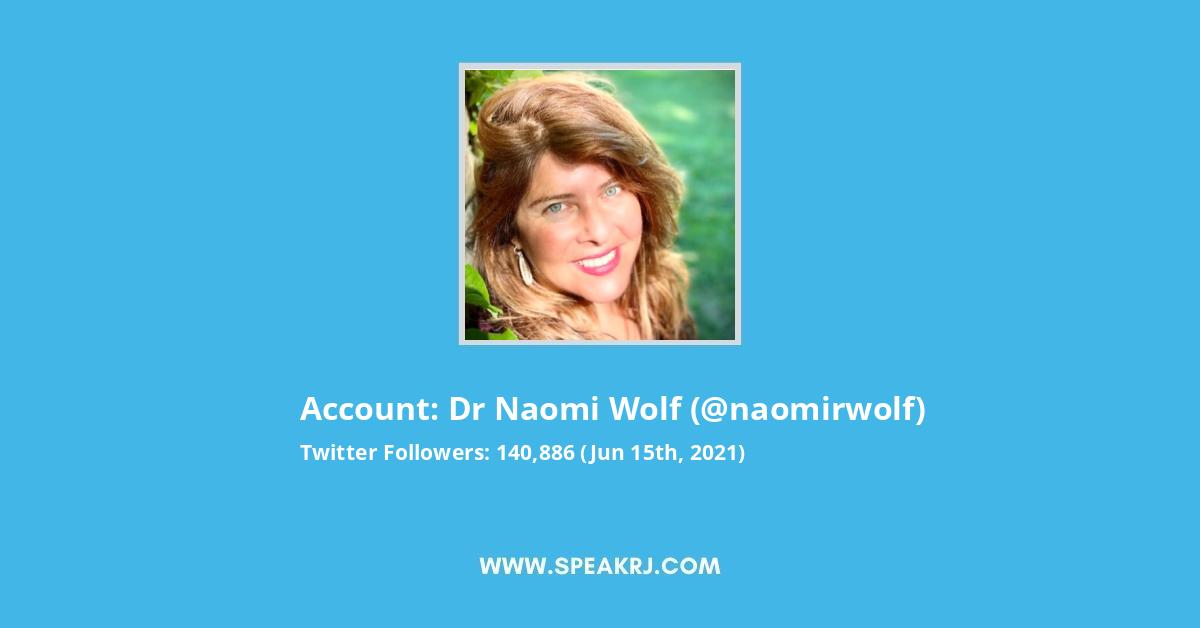 Dr Naomi Wolf Twitter Stats