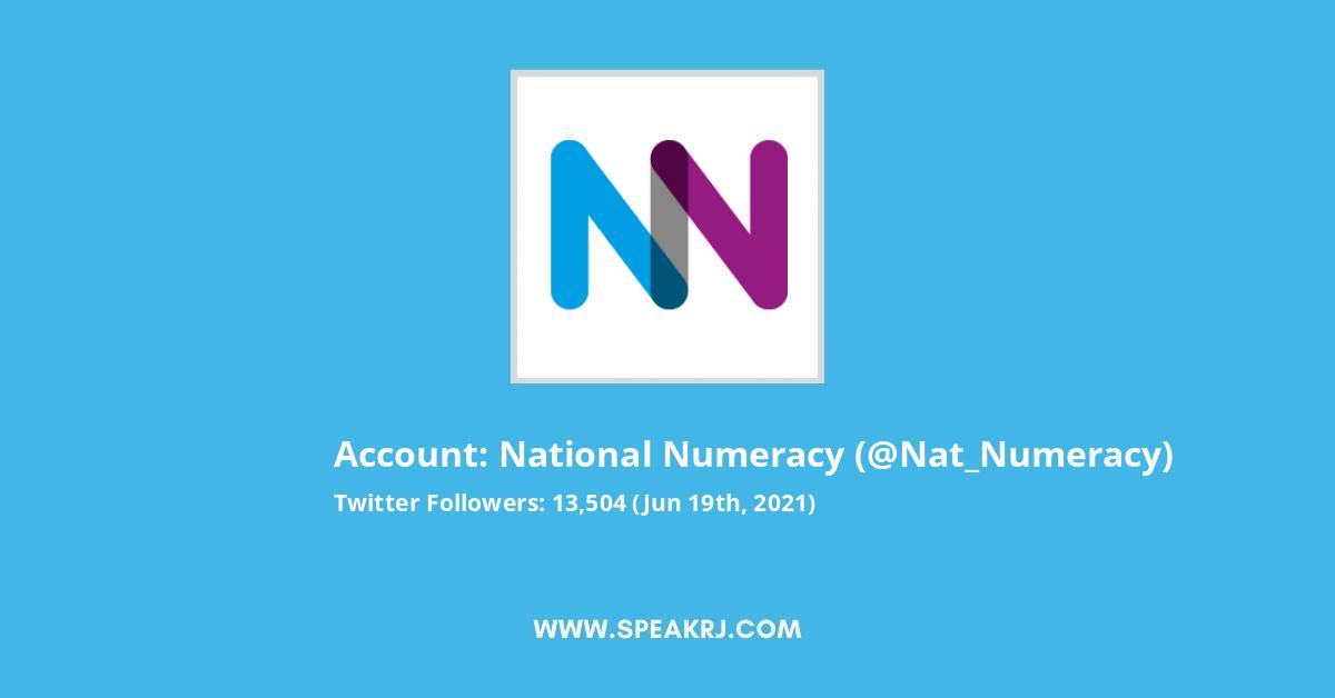 National Numeracy Twitter Stats