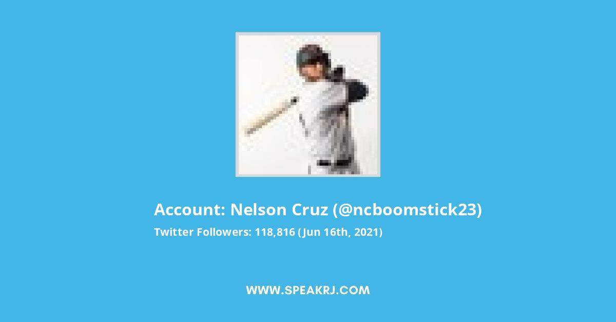 Nelson Cruz Twitter Stats