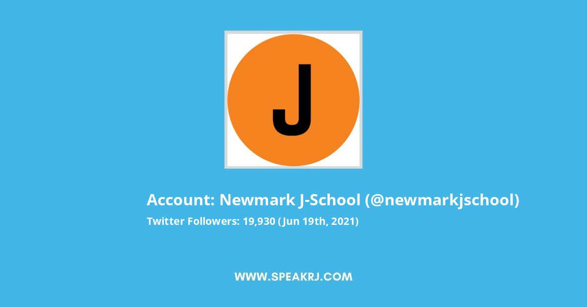 Newmark J-School Twitter Stats