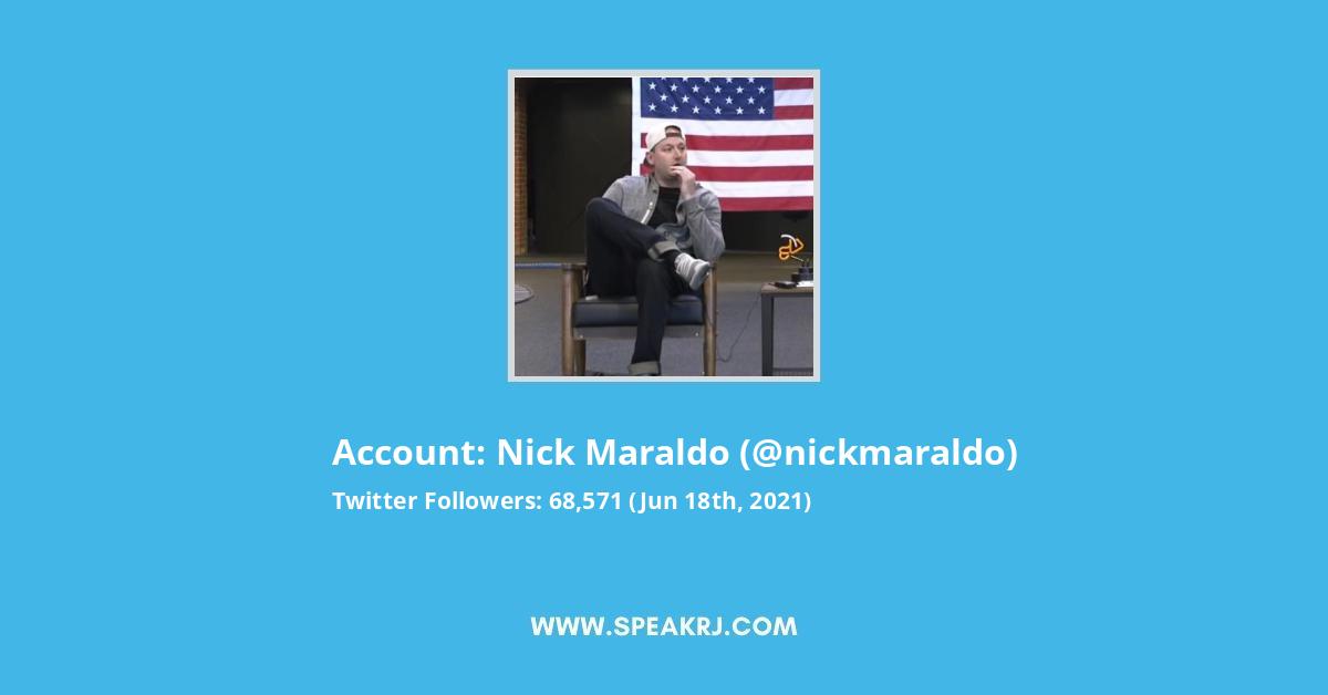 Nick Maraldo Twitter Stats
