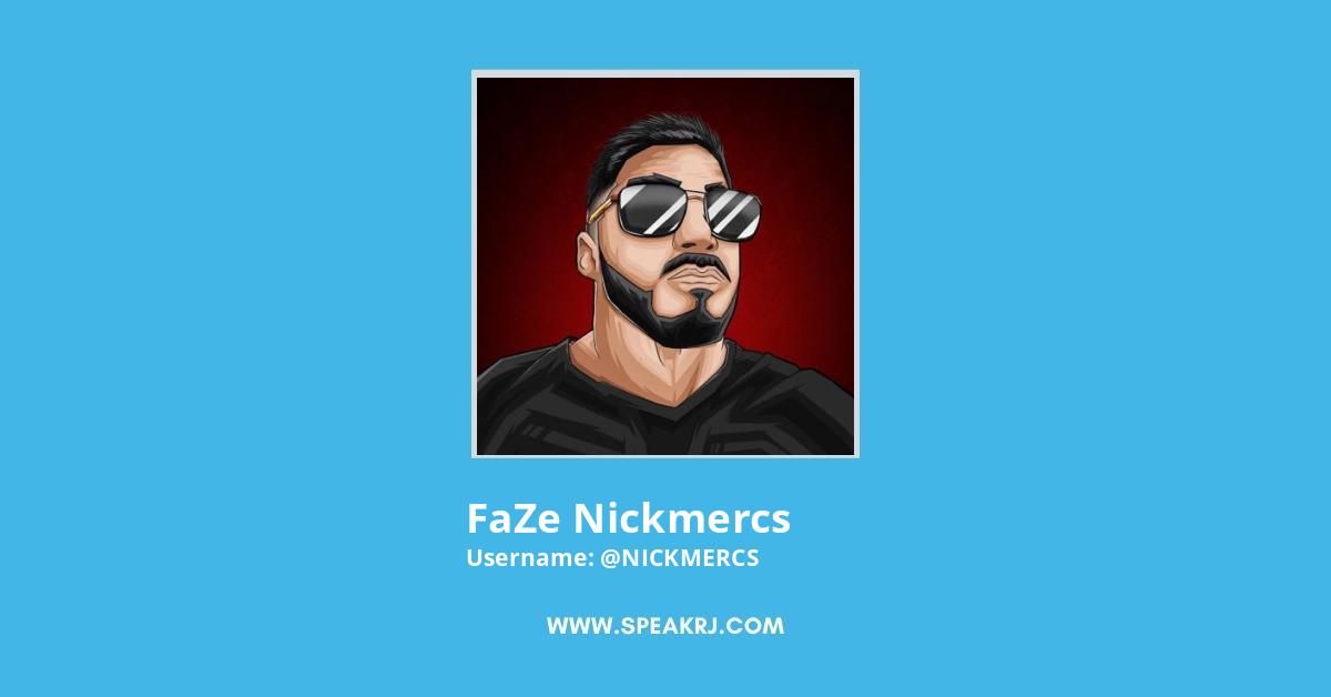 FaZe Nickmercs Twitter Stats