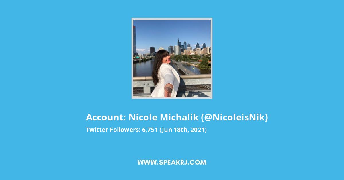 Nicole Michalik Twitter Followers Statistics Analytics Speakrj Stats