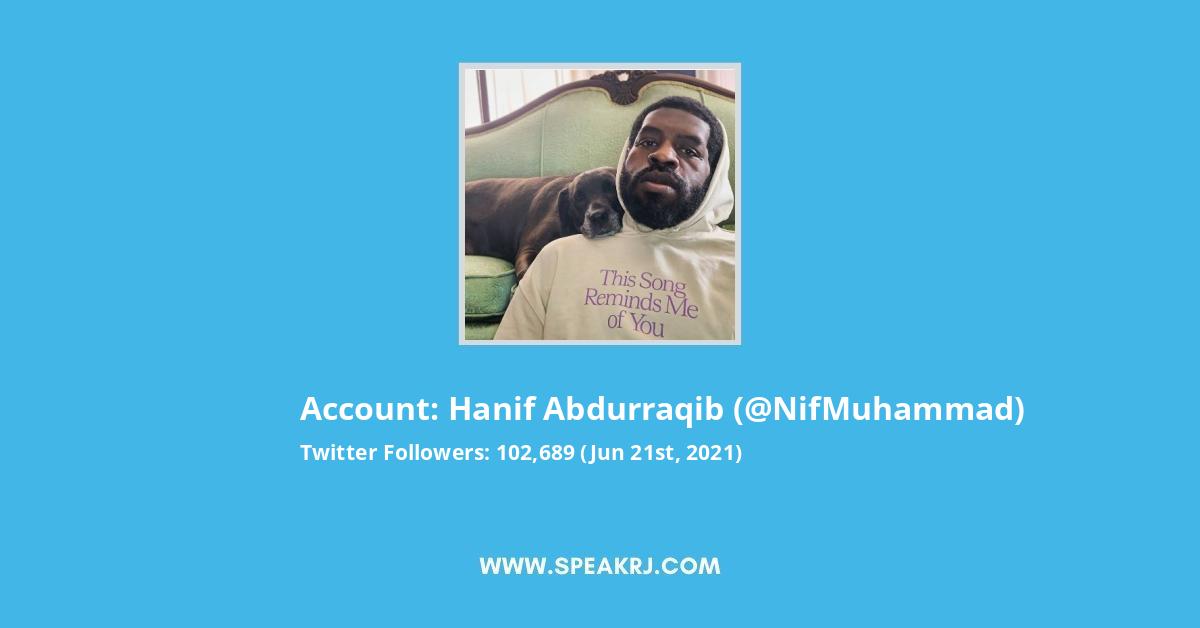 Hanif Abdurraqib Twitter Stats