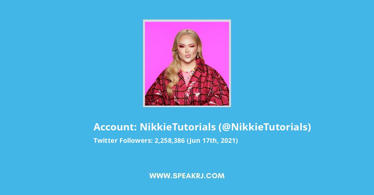 NikkieTutorials Twitter Stats