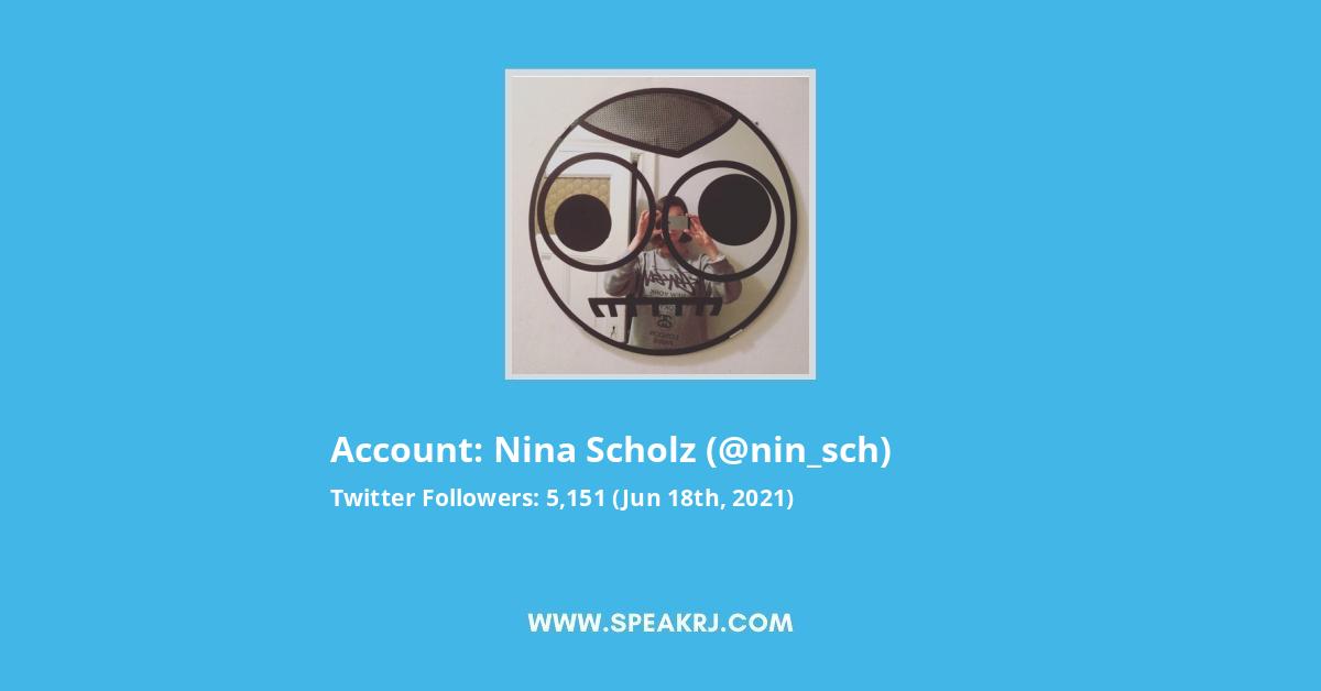 Nina Scholz Twitter Stats