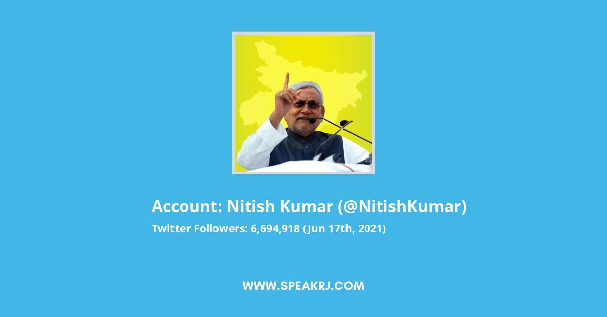 Nitish Kumar Twitter Stats