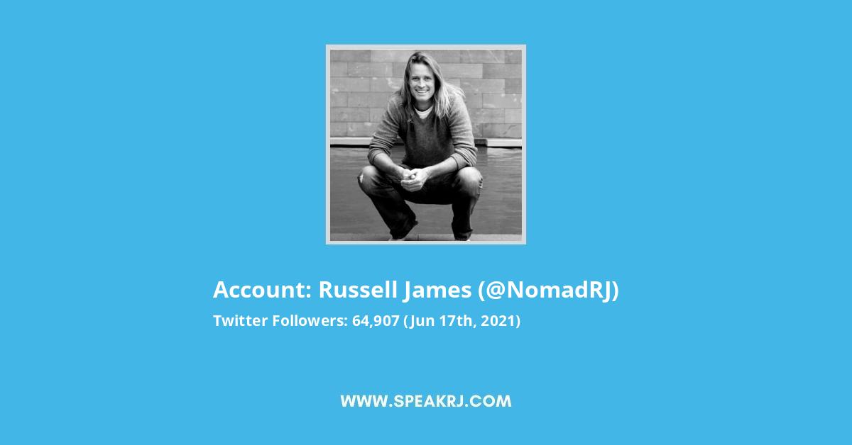 Russell James Twitter Stats