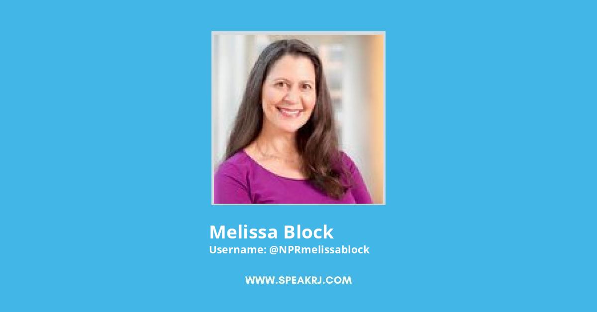 melissa block Twitter Stats
